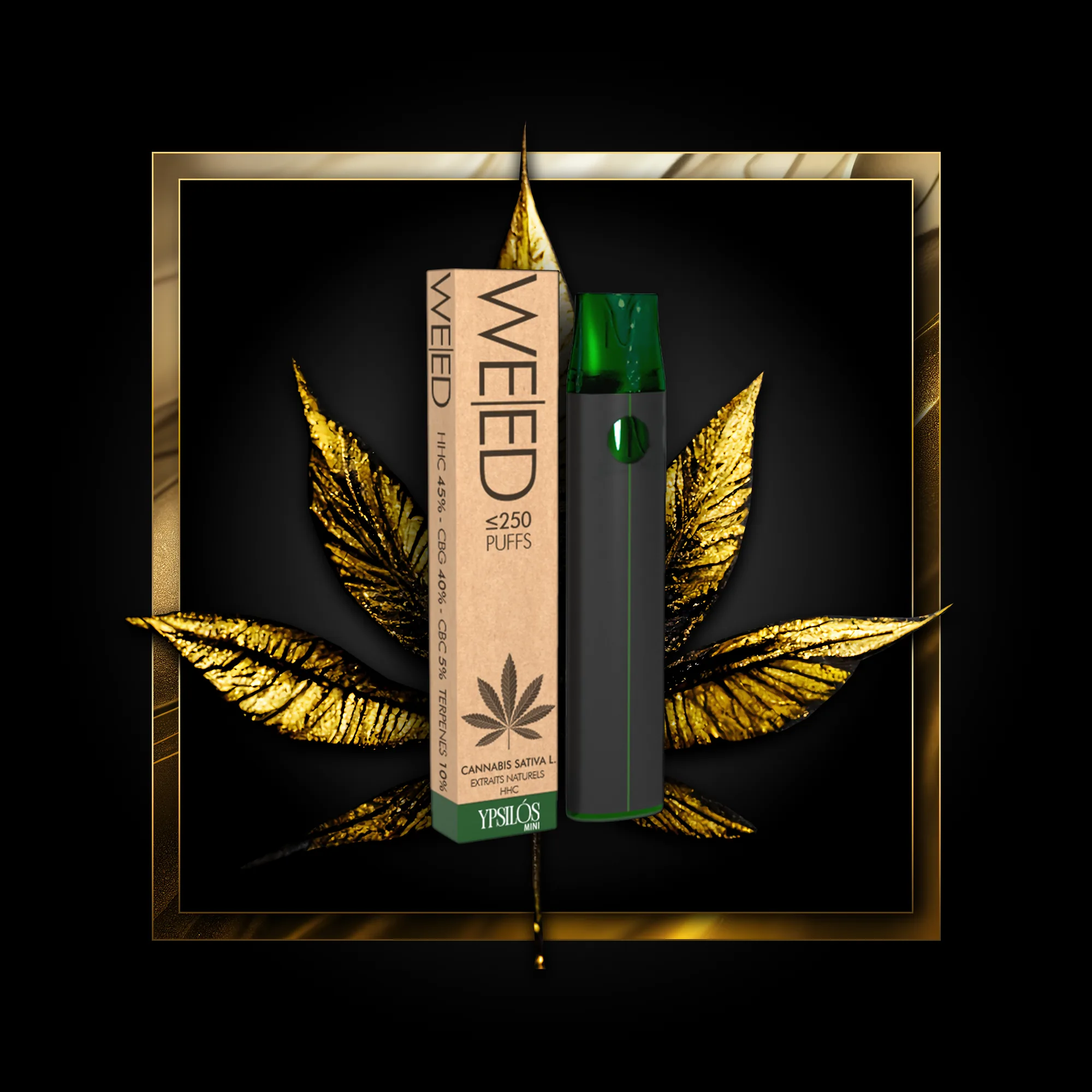 Onkraut (Eenzelverbrauch) 250 Puffs - 0,50 ml. HHC