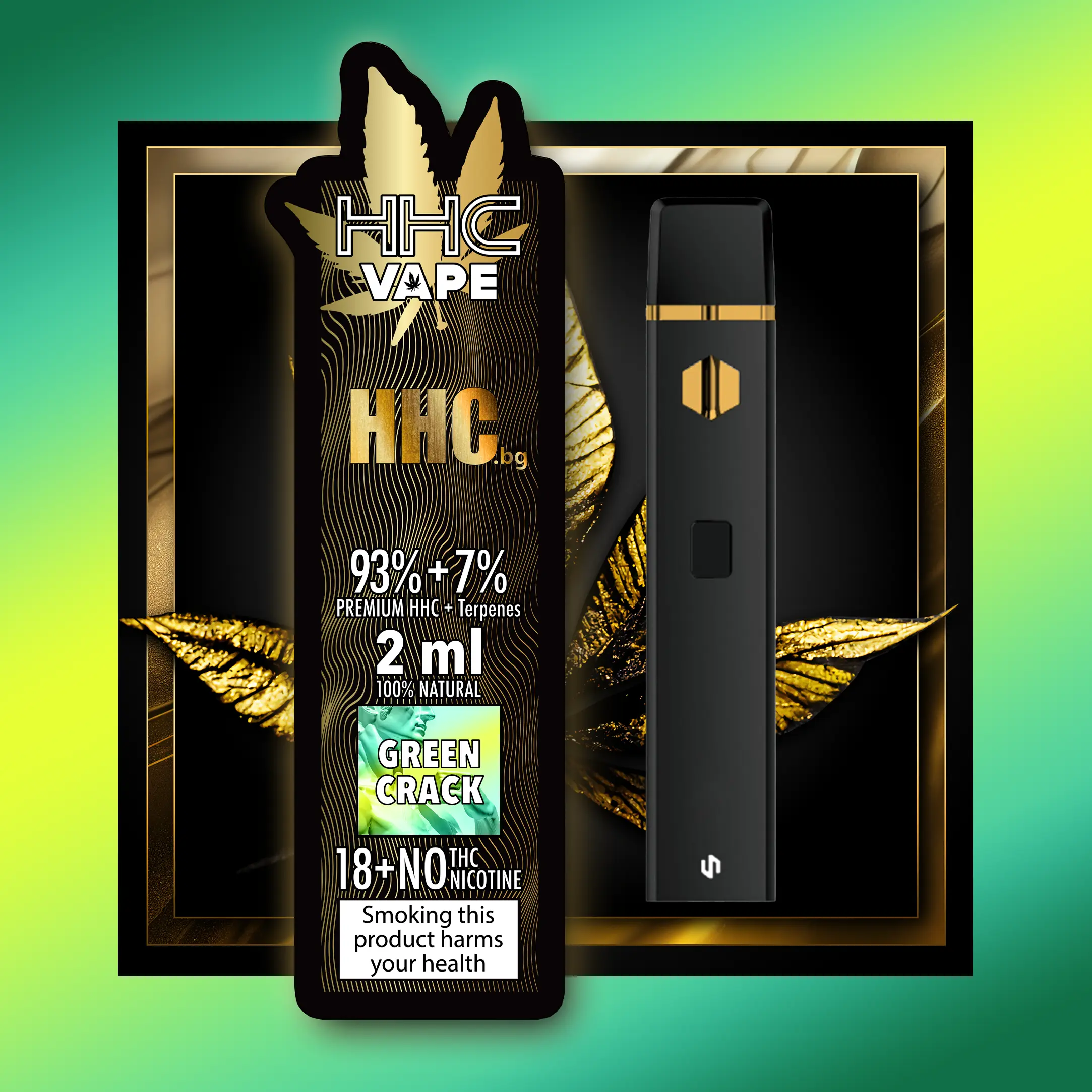 Pineapple Express H4CBD Premium Vape - 2.00 ml. H4CBD