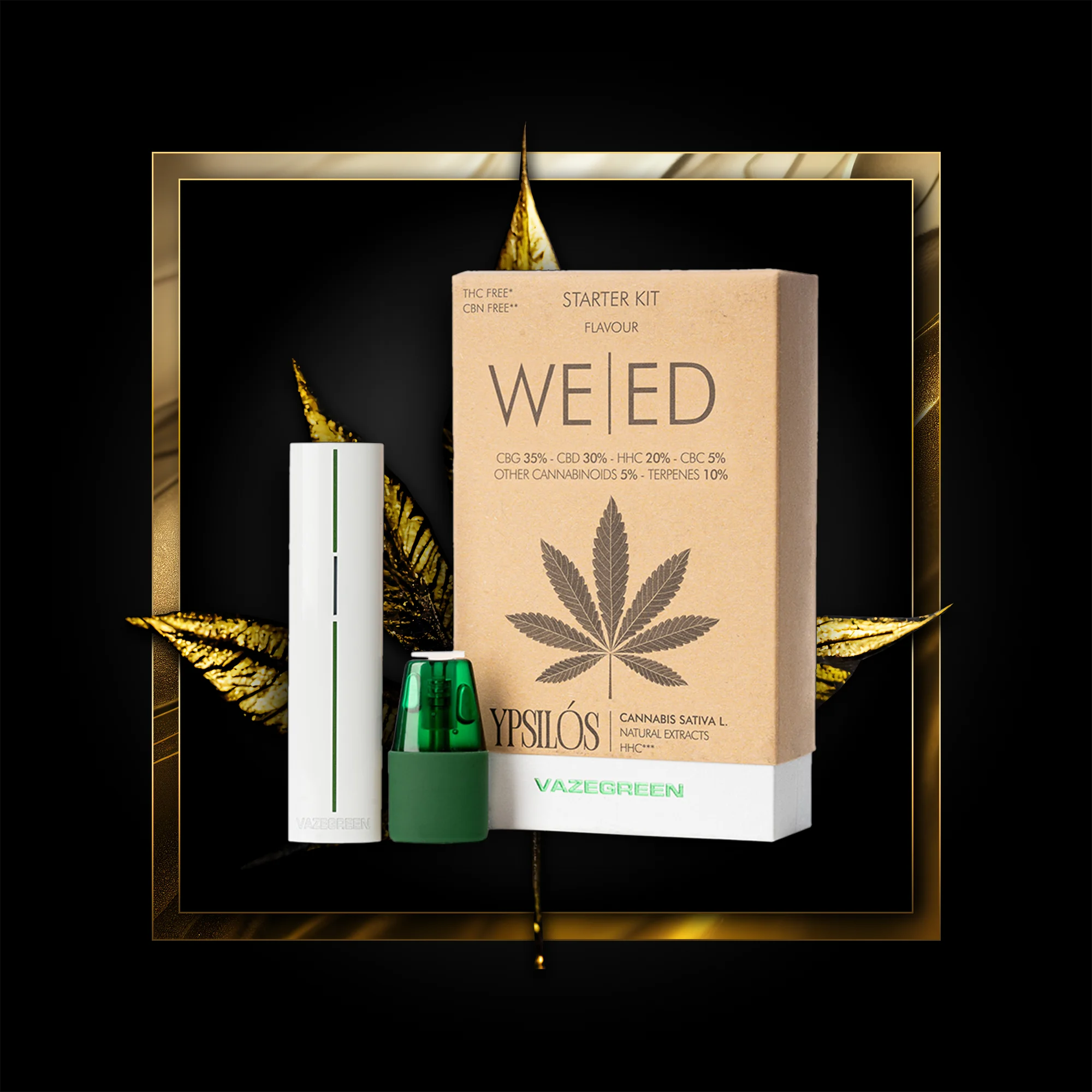 Weed Pen (Starter Kit) 500 Puffs - 1,00 ml. HHC