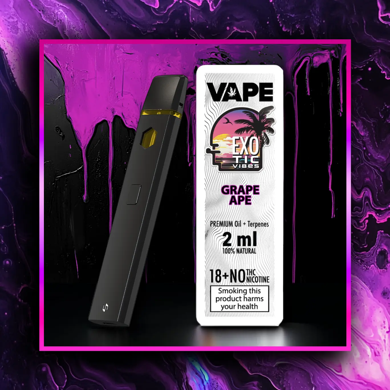 Grape Ape HHC Premium Vape - сорт - 2,00 мл. HHC
